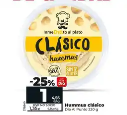 Dia Dia al punto - hummus clasico oferta