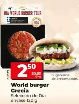 Dia Seleccion de dia - world burger grecia oferta