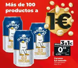 Dia Dia ramblers - cerveza 0,0 tostada oferta