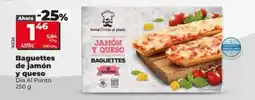 Dia Dia al punto - baguettes de jamón y queso oferta