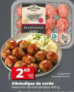 Dia Seleccion de dia - albóndigas de cerdo oferta
