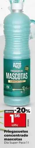 Dia Dia super paco - fregasuelos concentrado mascotas oferta