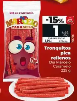 Dia Dia marcelo caramelo - tronquitos pica rellenos oferta