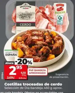 Dia Seleccion de dia - costillas troceadas de cerdo oferta