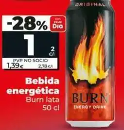 Dia Burn - bebida energética oferta