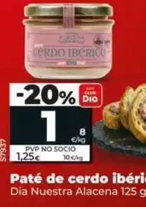 Dia Dia nuestra alacena - pate de cerdo iberico oferta