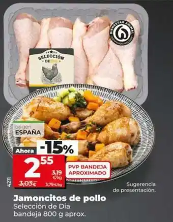 Dia Seleccion de dia - jamoncitos de pollo oferta