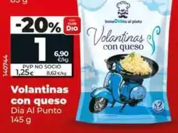 Dia Dia al punto - volantinas con queso oferta