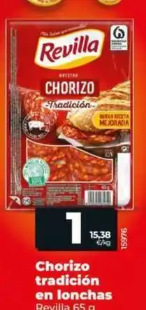 Dia Revilla - chorizo tradicion en lonchas oferta