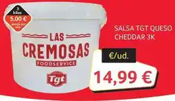 GM Cash & Carry Tgt - salsa queso cheddar oferta