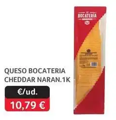 GM Cash & Carry Queso bocateria cheddar naran. 1k oferta
