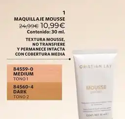 Cristian Lay Maquillaje mousse oferta