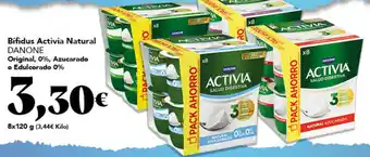 Danone bifidus activia natural