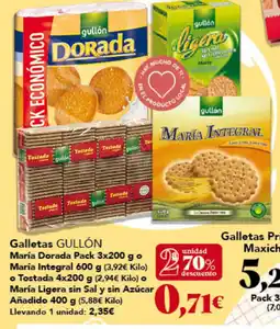 Gadis Gullón galletas oferta