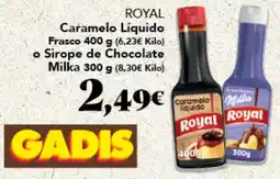 Gadis Royal Caramelo Líquido o Sirope de Chocolate Milka oferta