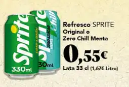 Gadis Sprite Original o Zero Chill Menta oferta