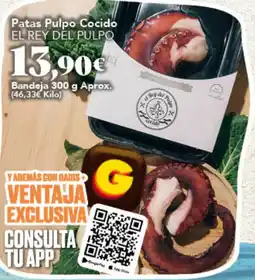 Gadis El Rey Del Pulpo patas pulpo cocido oferta