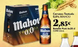 Gadis Mahou Cerveza Tostada 0,0% oferta