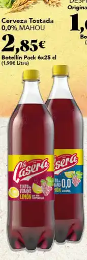 Gadis La Casera tinto de verano limón oferta