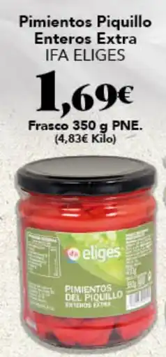 Gadis Ifa eliges pimientos del piquillo enteros extra oferta