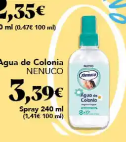 Gadis Nenuco agua de colonia oferta