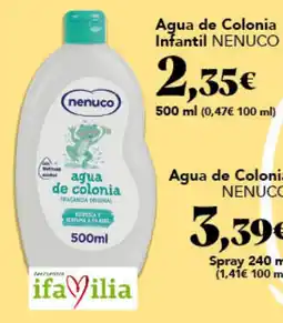 Gadis Nenuco agua de colonia infantil oferta