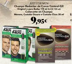 Gadis Just for men champú reductor de canas control-gx oferta
