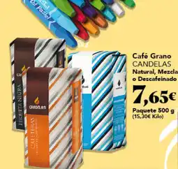 Gadis Candelas café grano natural mezcla o descafeinado oferta
