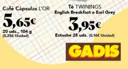 Gadis Café Cápsulas L'OR oferta