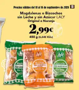 Gadis Laly magdalenas o bizcochos sin leche y sin azúcar oferta