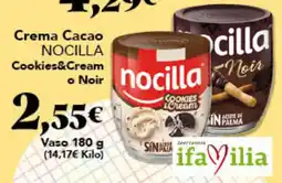 Gadis nocilla Cookies&Cream o Noir oferta