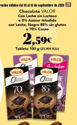 Gadis Valor Chocolate oferta