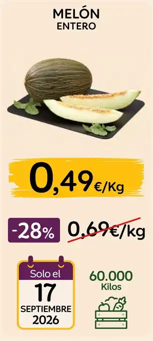 Melón entero