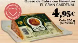 Gadis El Gran Cardenal queso de cabra con pimentón oferta