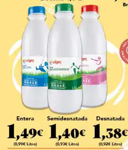 Gadis eliges leche oferta