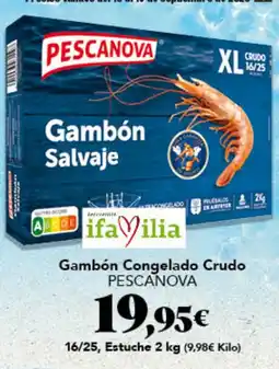 Gadis Pescanova gambón salvaje oferta