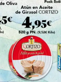 Gadis Cortizo atún en aceite de girasol oferta