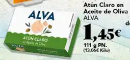 Gadis Alva atun claro en aceite de oliva oferta