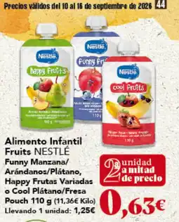 Gadis Nestlé Fruits oferta