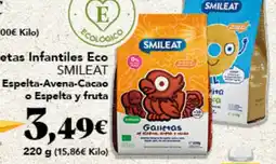 Gadis Smileat galletas infantiles eco oferta