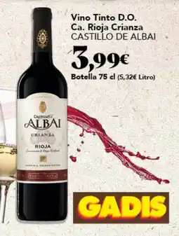 Gadis Castillo Albai Crianza oferta