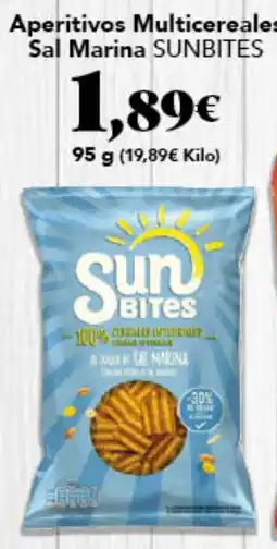 Gadis Sunbites aperitivos multicereales sal marina oferta