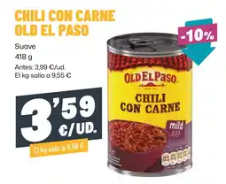 AhorraMas Old El Paso chili con carne oferta