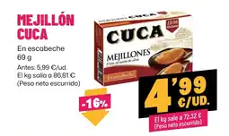 AhorraMas Cuca mejillones oferta