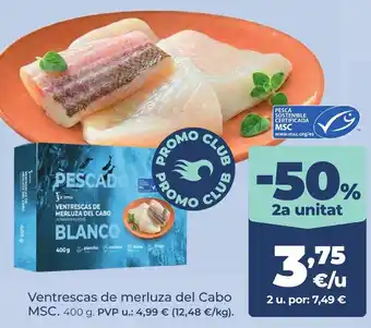 La Sirena ventrescas de merluza del cabo blanco