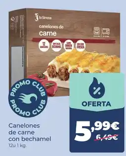 La Sirena la sirena canelones de carne oferta