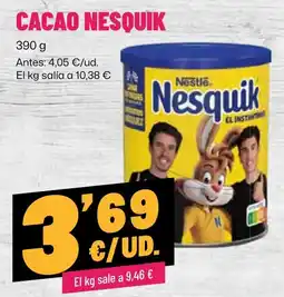 AhorraMas Nesquik cacao oferta