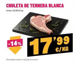 AhorraMas Chuleta de ternera blanca oferta