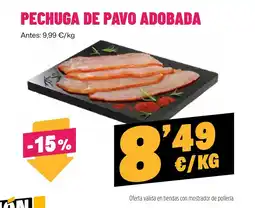 AhorraMas Pechuga de pavo adobada oferta