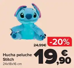 Carrefour Stitch Hucha peluche oferta